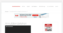 Desktop Screenshot of annuitaetendarlehen.info
