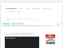 Tablet Screenshot of annuitaetendarlehen.info